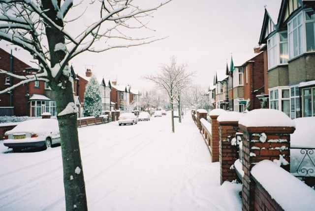 Wigan in the snow
