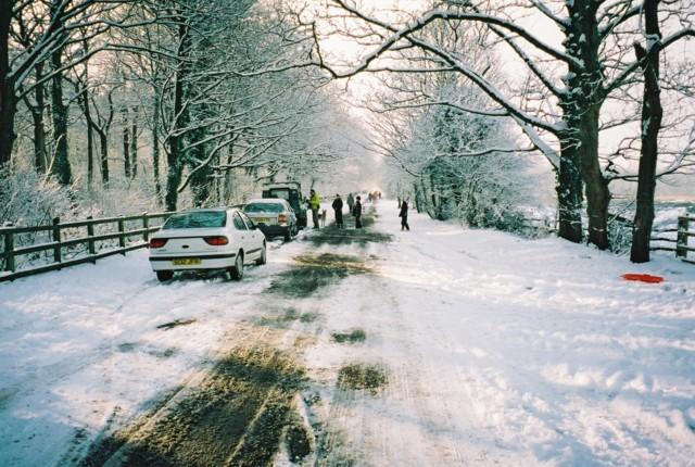 Wigan in the snow